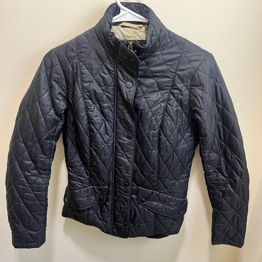 Barbour Black Quilted Puffer Jacket